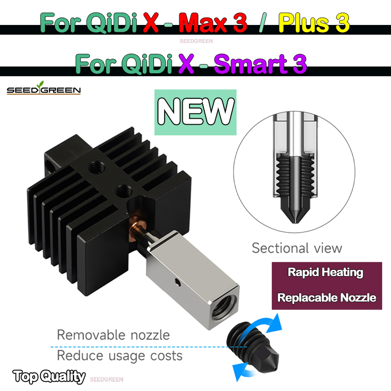 Hotend 0.4Mm - Hotend do Qidi X plus 3