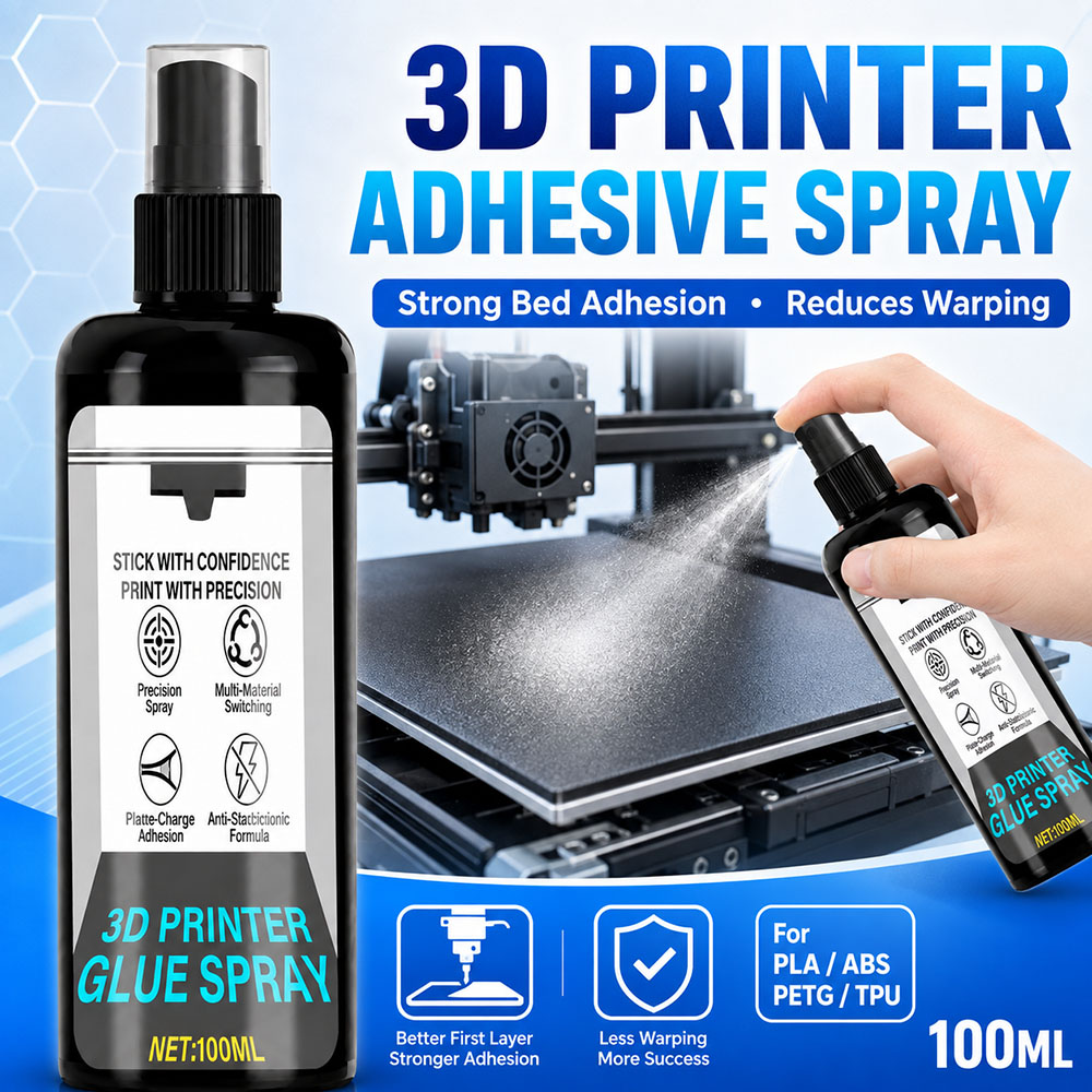 3D Printer Bed - Mocny klej w sprayu do drukarek