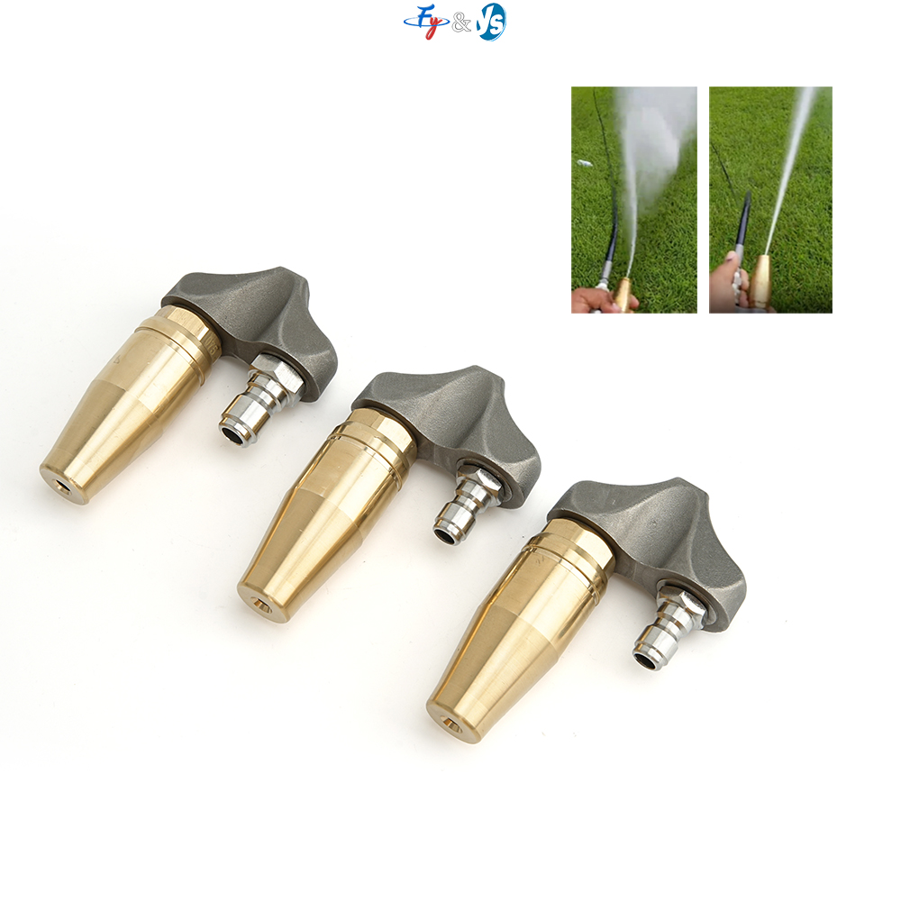 Nozzle Brass - Mosiężna dysza turbo do czyszczenia kanalizacji,