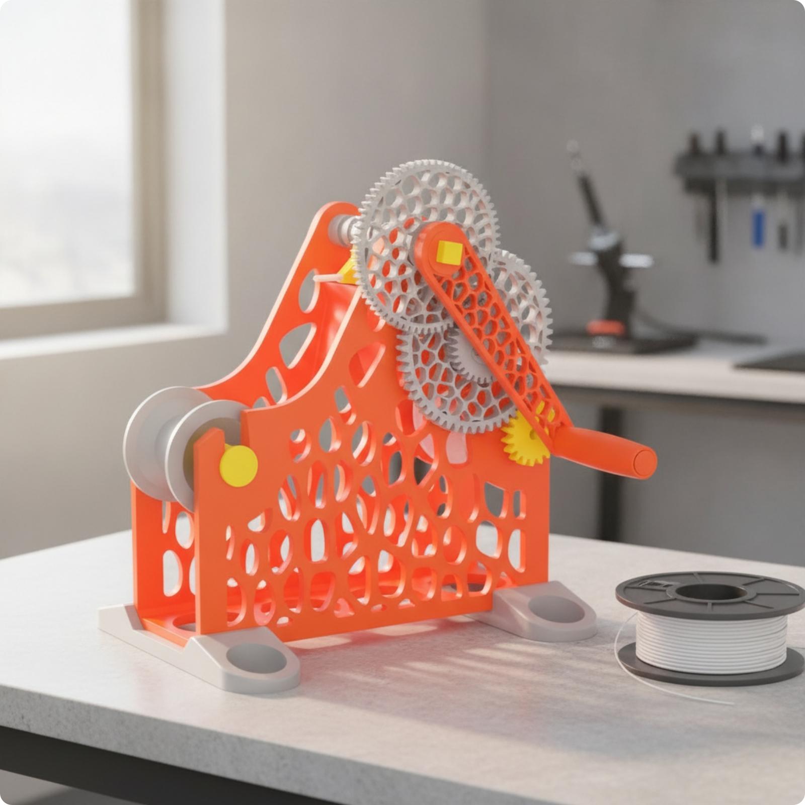 3D Printer - Ręczna maszyna do nawijania filamentu PLA,