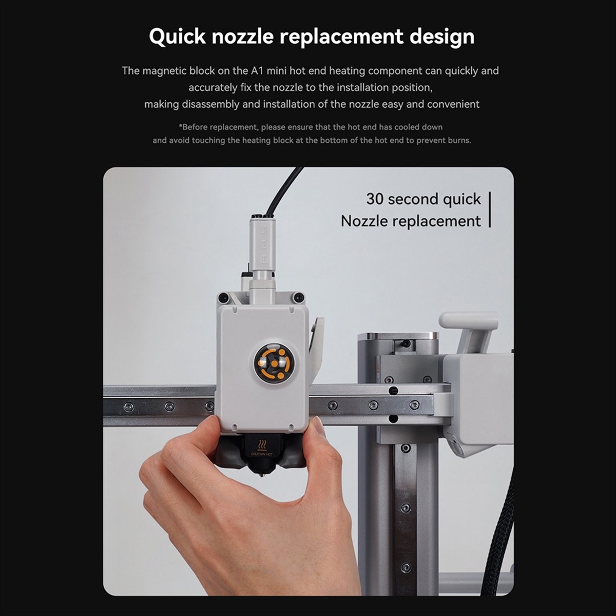 Hotend Assembly - Zestaw DT1410/Hotend do A1/A1 Mini, szybki