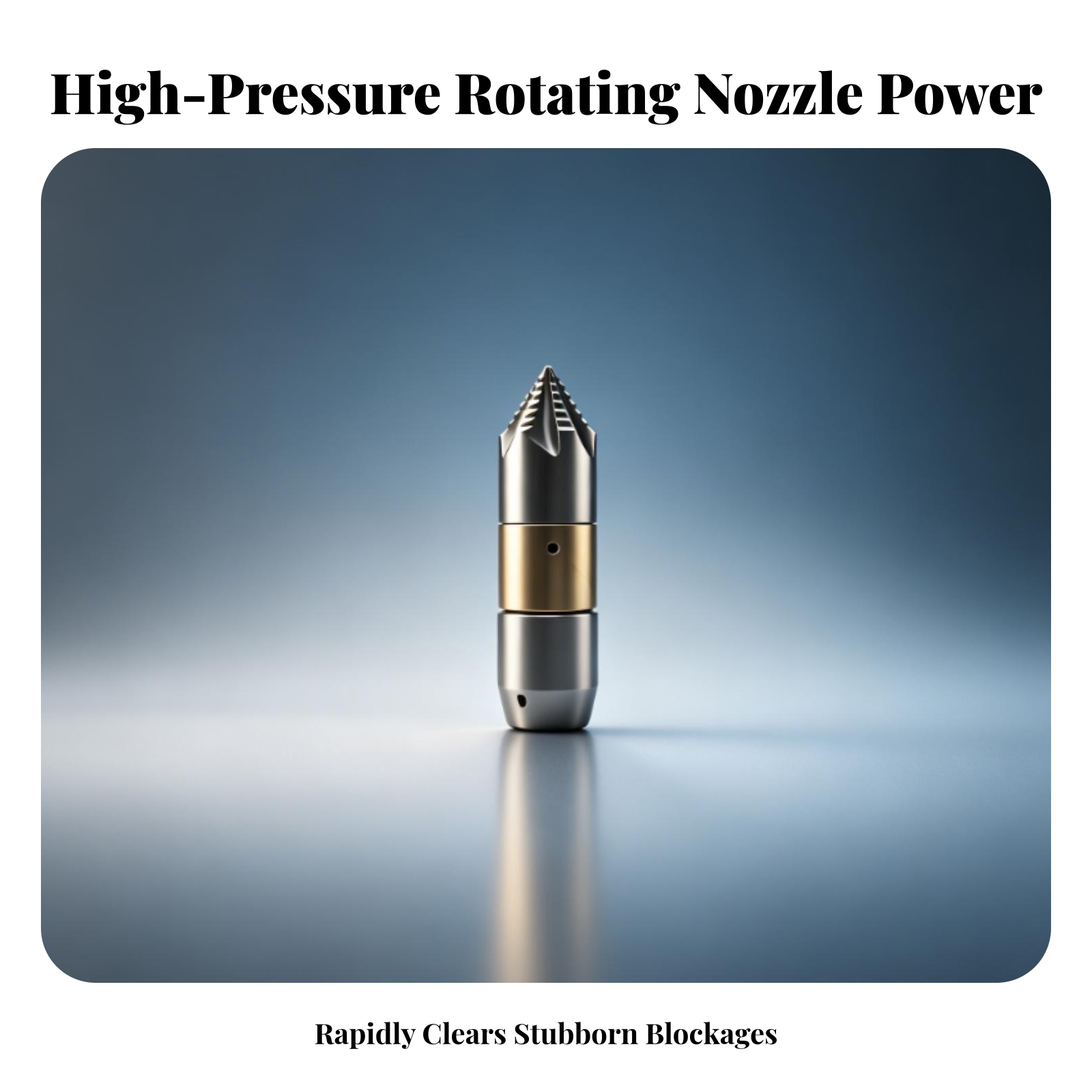 Nozzle Brass - Odporna na zużycie obrotowa dysza rozpylająca,