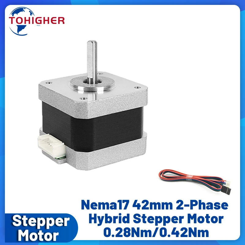 3D Printer - Silnik krokowy Nema17 42, 4-przewodowy, 0.28Nm/0.42/0.56Nm/0.7Nm,