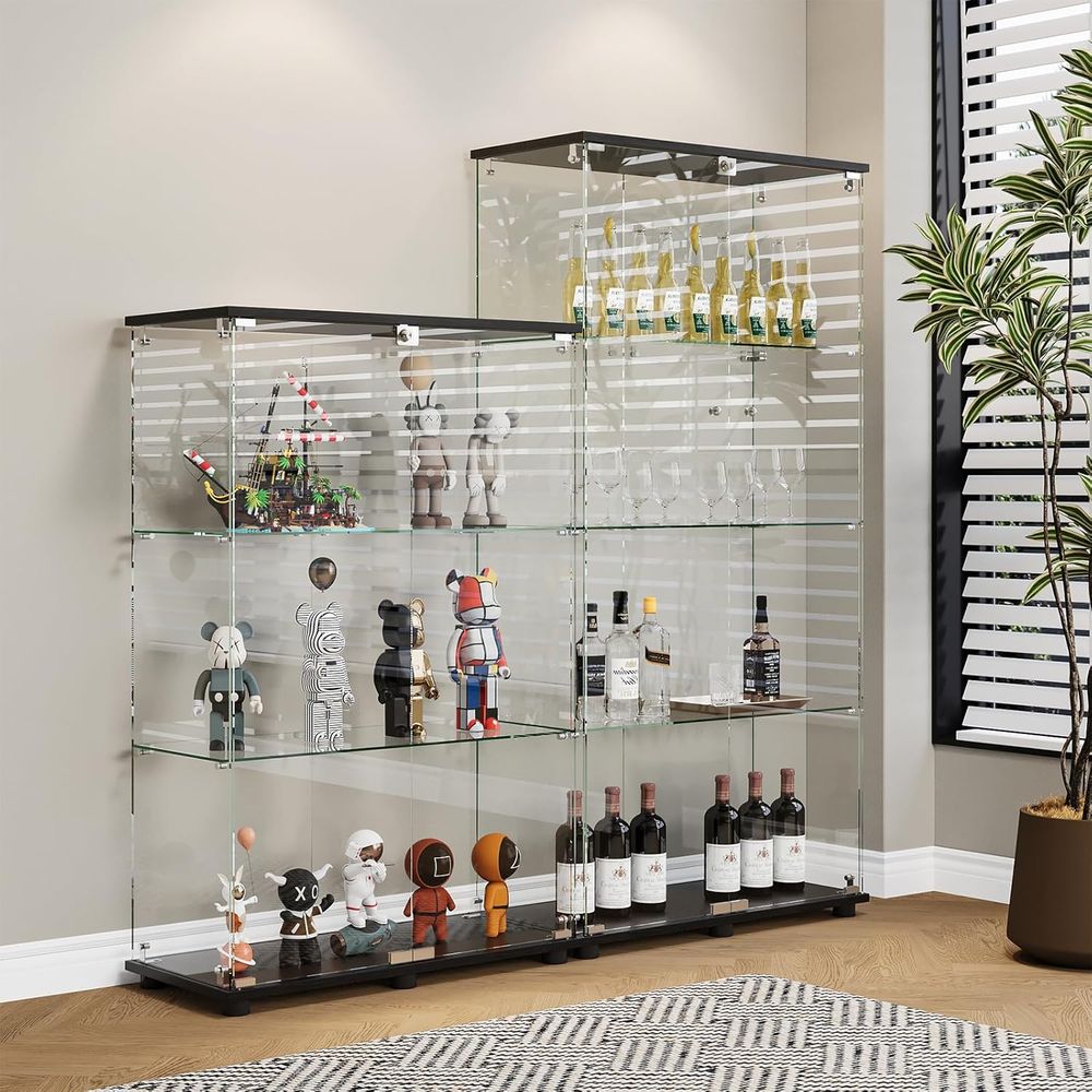 Szklana witryna z 4 półkami, p – Glass Bed recenzja i cena
