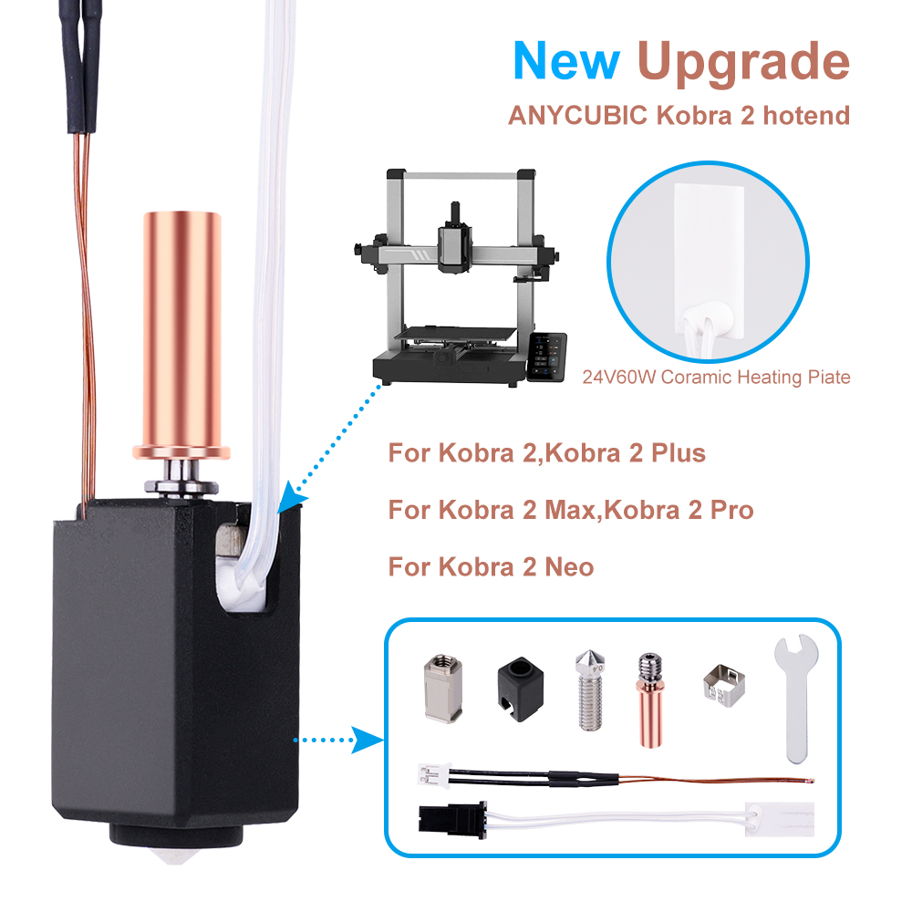 Zestaw Hotend do Anycubic Kobr – Hotend Assembly recenzja i cena