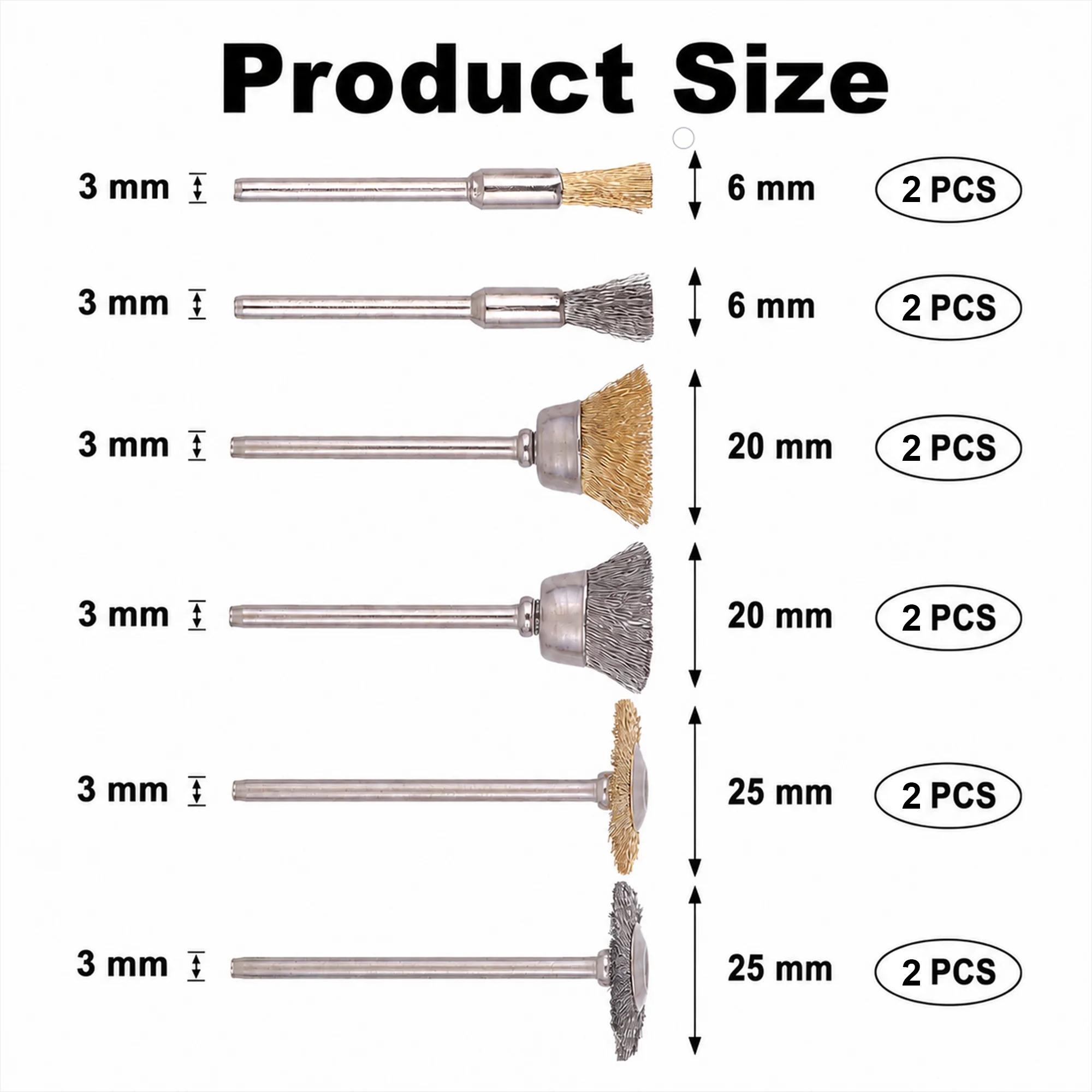 12 szt. szczotek z drutu stalo – Nozzle Brass recenzja i cena