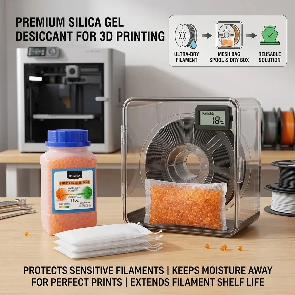Żel krzemionkowy pomarańczowy  – Enclosure 3D Printer recenzja i cena