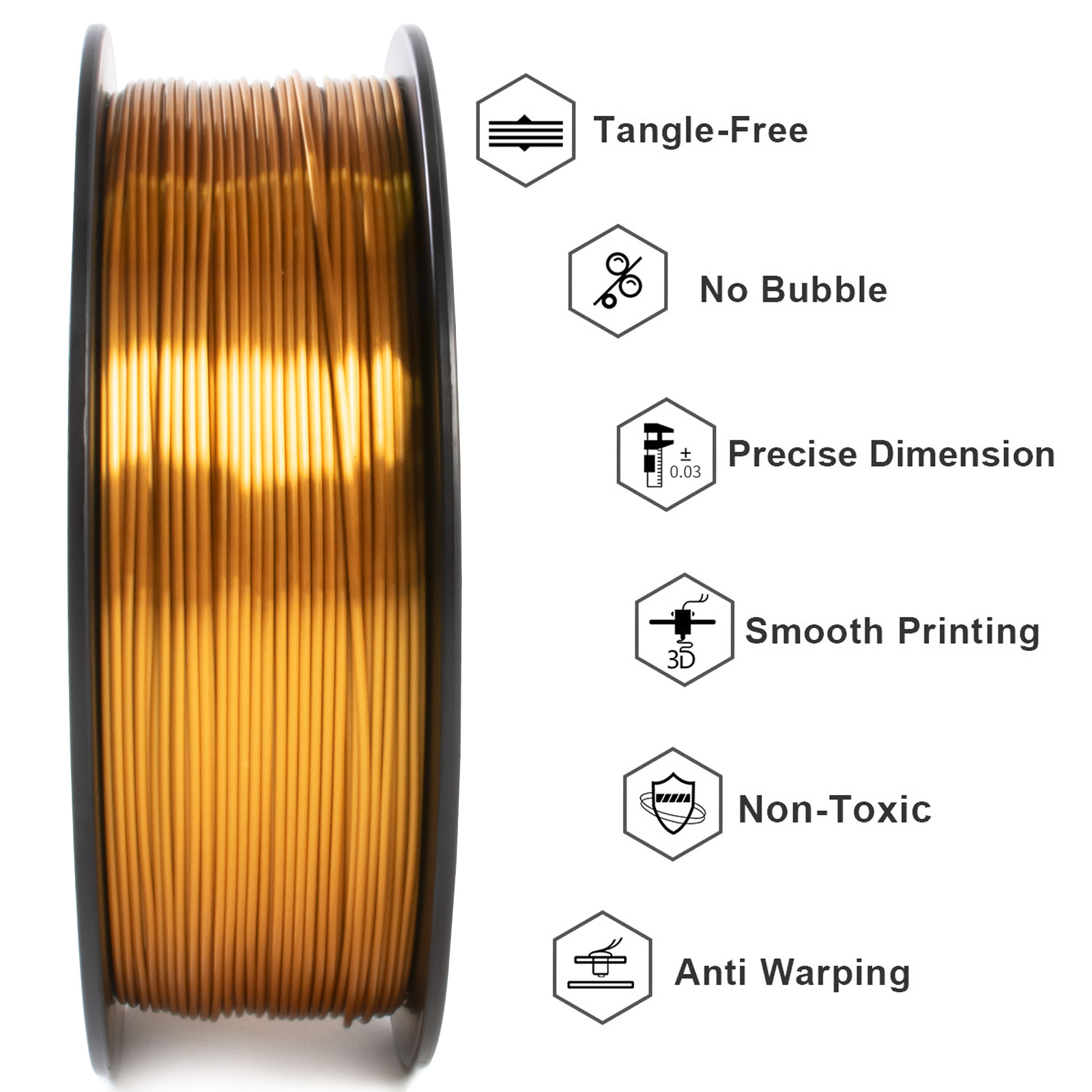 GEEETECH 5 Rolek Filamentu PLA – Filament 1.75 recenzja i cena