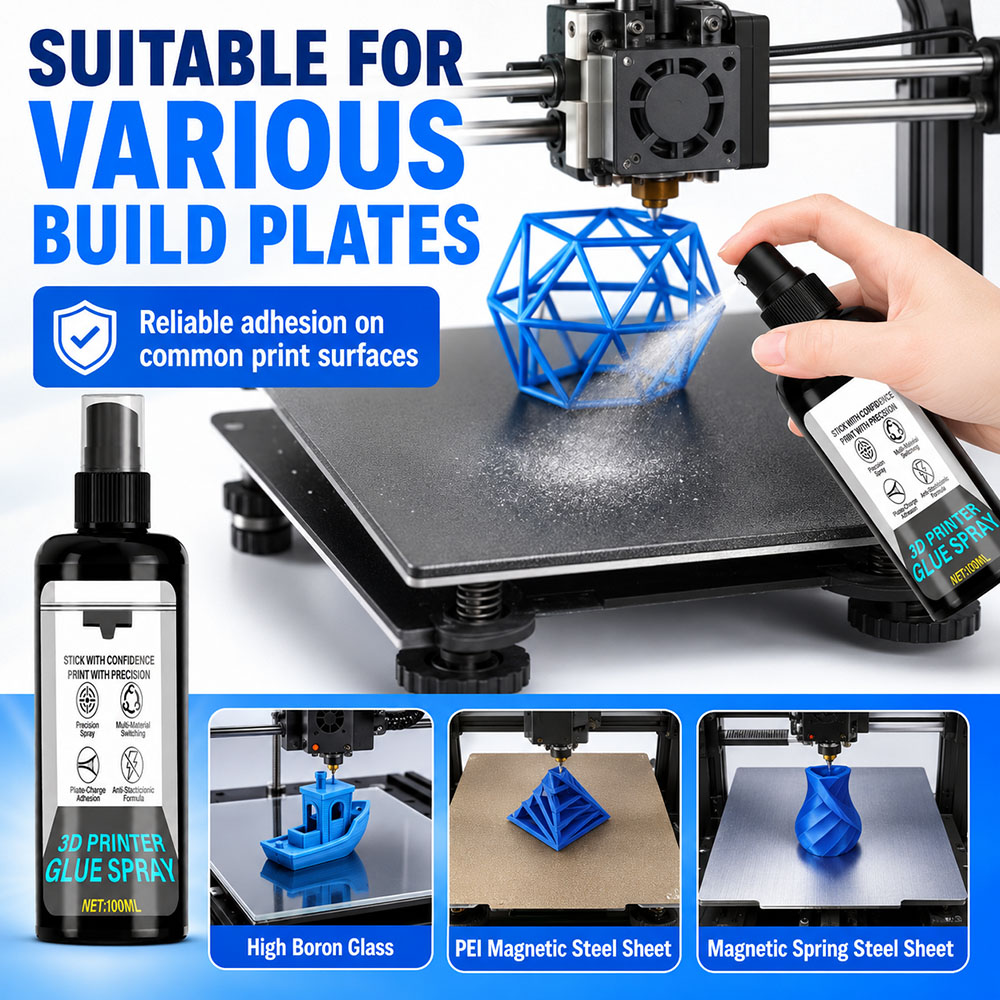 Mocny klej w sprayu do drukare – 3D Printer Bed recenzja i cena