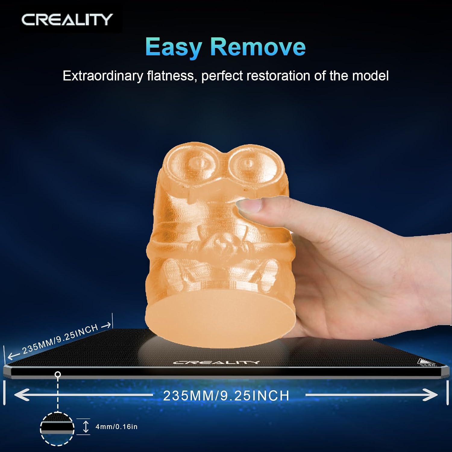 Oficjalna szklana płyta robocz – 3D Printer Bed recenzja i cena