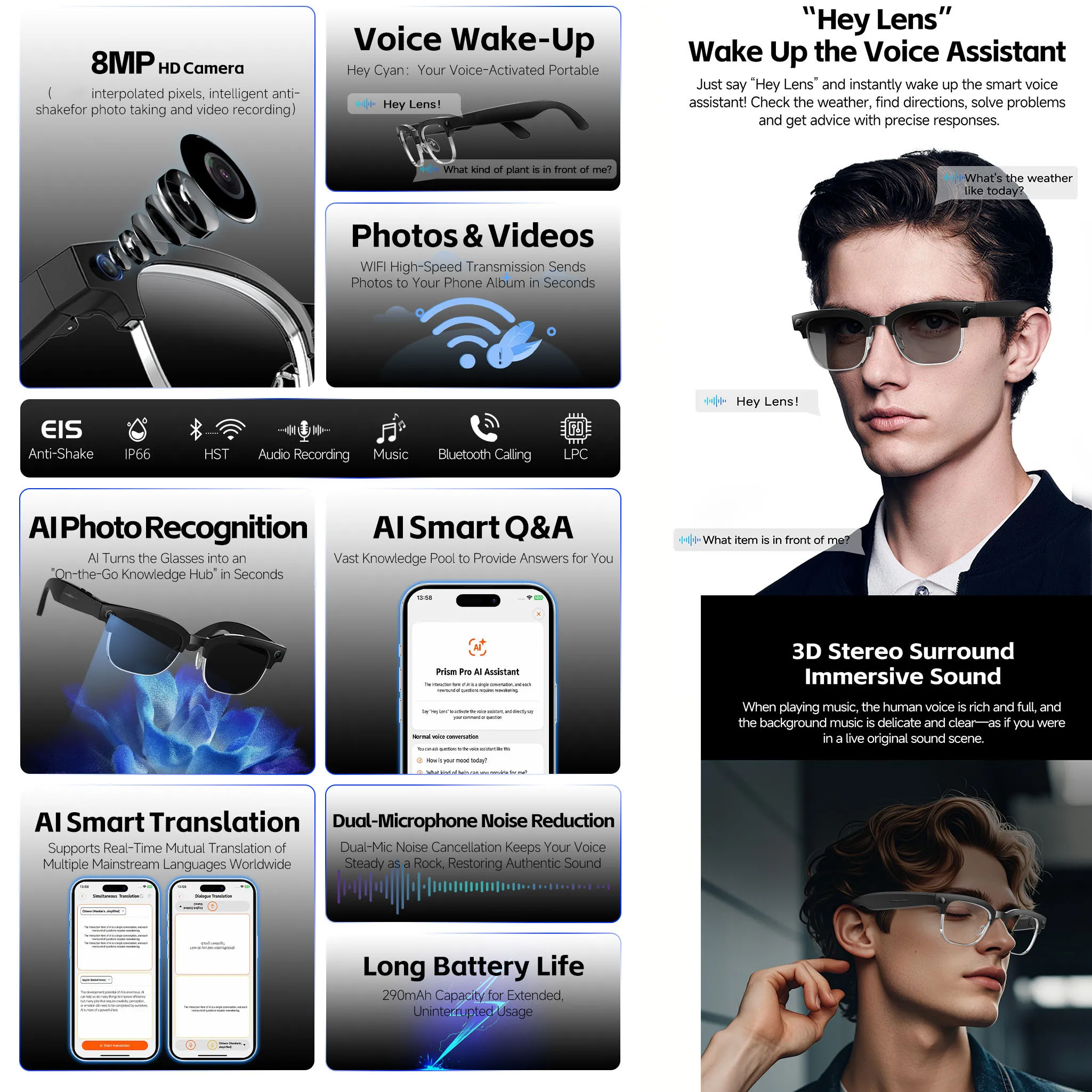 Inteligentne okulary AI z funk – Bltouch recenzja i cena