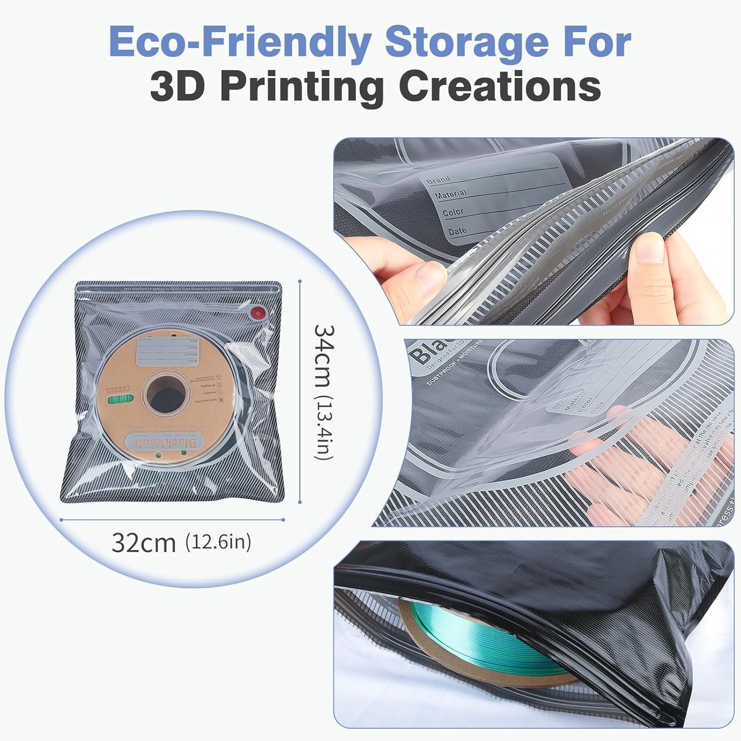 Ulepszony czarny worek próżnio – Petg Filament recenzja i cena