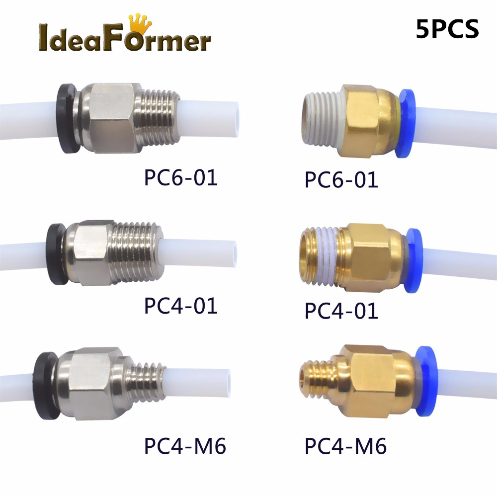 5 sztuk szybkozłączka PC4-01 P – Filament 1.75 recenzja i cena