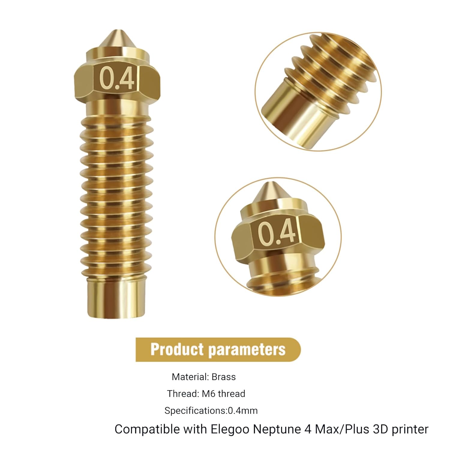 5/10PC Elegoo Neptune 4 Plus/N – Hotend 0.4Mm recenzja i cena