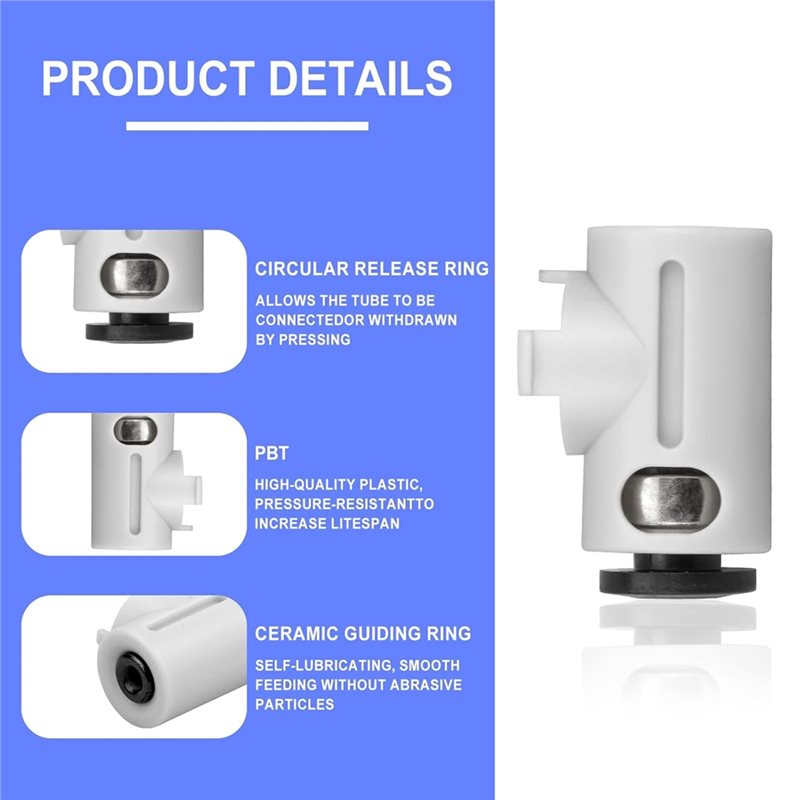 Złączki do rurek B62B-PTFE (3  – Ptfe Tube recenzja i cena