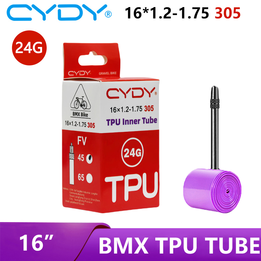 Dętka rowerowa CYDY TPU BMX 16 – Filament 1.75 recenzja i cena